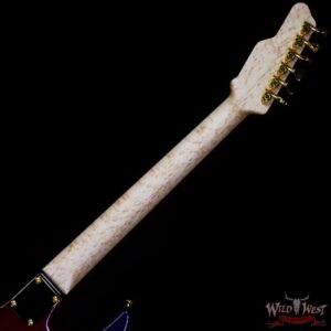 James Tyler USA Studio Elite HD HSS Hardtail Quilt Maple Top Birdseye Maple Neck Brazilian Rosewood Fingerboard Trans Jimburst 6.70 LBS (US Only / No International Shipping) - Image 5