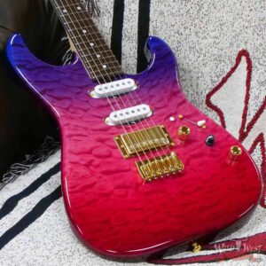 James Tyler USA Studio Elite HD HSS Hardtail Quilt Maple Top Birdseye Maple Neck Brazilian Rosewood Fingerboard Trans Jimburst 6.70 LBS (US Only / No International Shipping) - Image 8