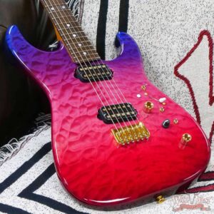 James Tyler USA Studio Elite HH Hardtail Quilt Maple Top Mahogany Body & Neck Brazilian Rosewood Fingerboard Trans Jimburst 6.10 LBS (US Only / No International Shipping) - Image 8