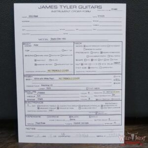 James Tyler USA Studio Elite “1982” Floyd Rose Maple Neck Rosewood Fingerboard White Pearl - Image 12