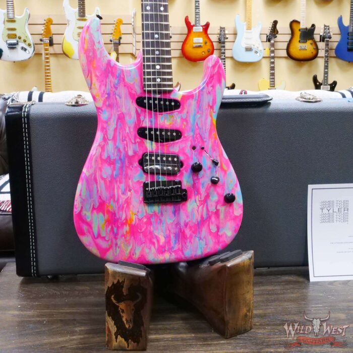 James Tyler USA Studio Elite HD HSS Rear Rout Black Hardware Vice Shmear with Black Headstock - Image 8