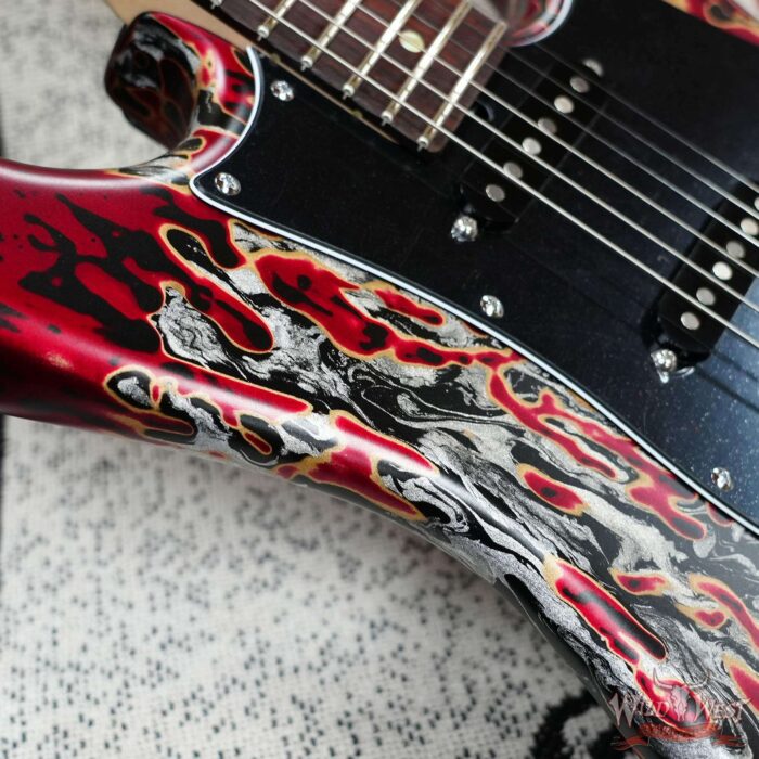 James Tyler USA Studio Elite Burning Water 2K HSS Quartersawn Maple Thin Neck with Rosewood Fingerboard 7.40 LBS - Image 9