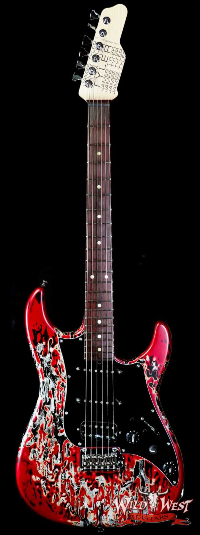 James Tyler USA Studio Elite Burning Water 2K HSS Quartersawn Maple Thin Neck with Rosewood Fingerboard 7.40 LBS - Image 1