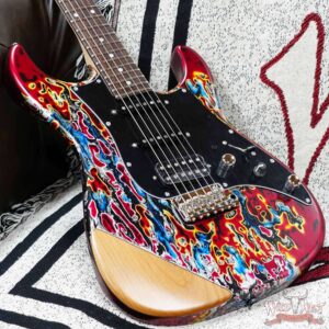 James Tyler USA Studio Elite HD HSS Quartersawn Maple Neck Rosewood Fretboard Burning Water with Arm Contour 7.70 LBS - Image 8