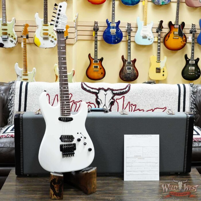 James Tyler USA Studio Elite “1982” Floyd Rose Maple Neck Rosewood Fingerboard White Pearl 7.30 LBS - Image 6