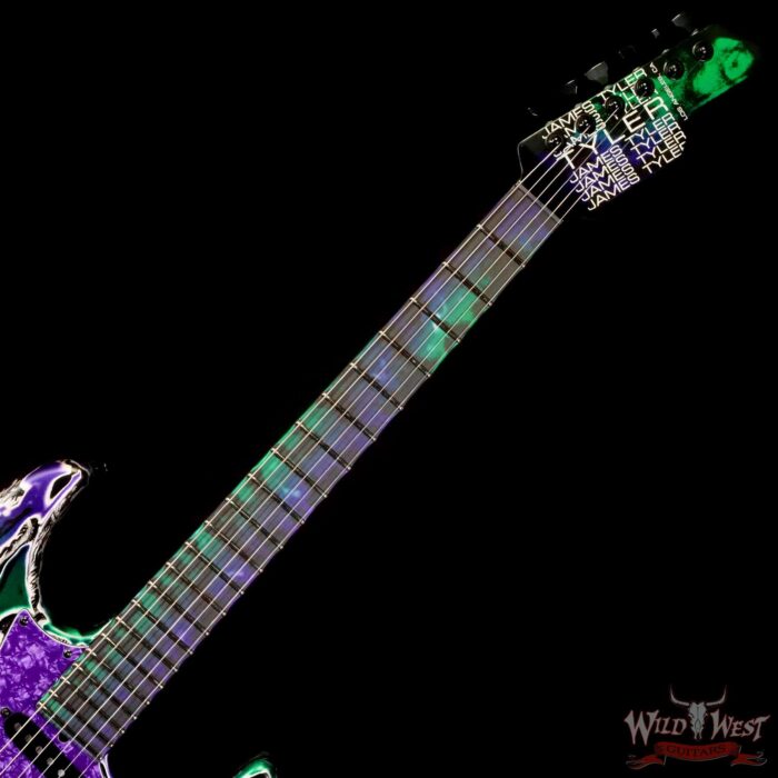 James Tyler USA Studio Elite HD HSS Maple Neck & Fingerboard Thin Neck Alien Guano with Black Hardware 7.60 LBS - Image 4