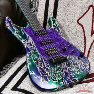 James Tyler USA Studio Elite HD HSS Maple Neck & Fingerboard Thin Neck Alien Guano with Black Hardware 7.60 LBS - Image 8