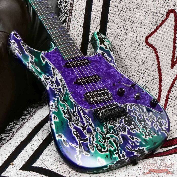 James Tyler USA Studio Elite HD HSS Maple Neck & Fingerboard Thin Neck Alien Guano with Black Hardware 7.60 LBS - Image 8