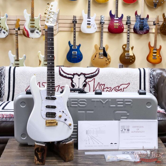 James Tyler JTG MK1 HSS Alder Body Maple Neck with Rosewood Fingerboard Pearl White 7.75 LBS - Image 6