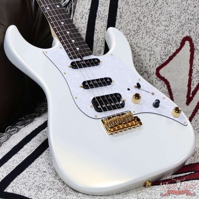 James Tyler JTG MK1 HSS Alder Body Maple Neck with Rosewood Fingerboard Pearl White 7.75 LBS - Image 11