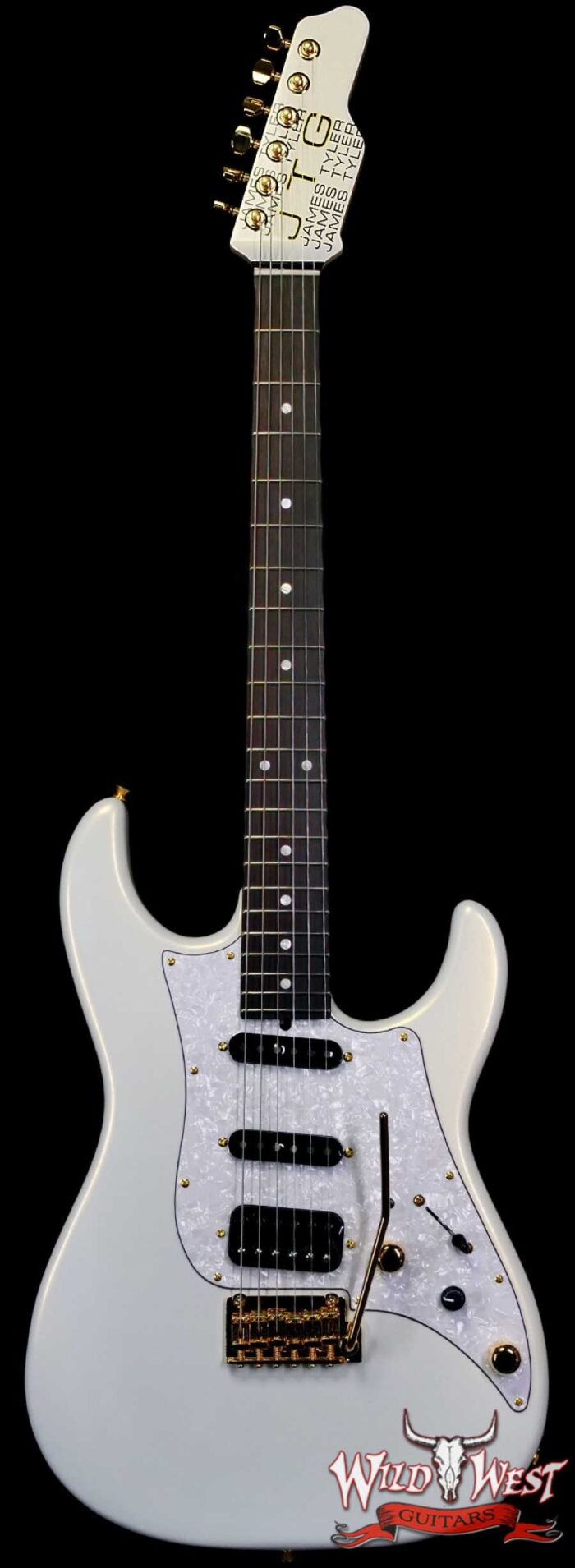 James Tyler JTG MK1 HSS Alder Body Maple Neck with Rosewood Fingerboard Pearl White 7.75 LBS - Image 1