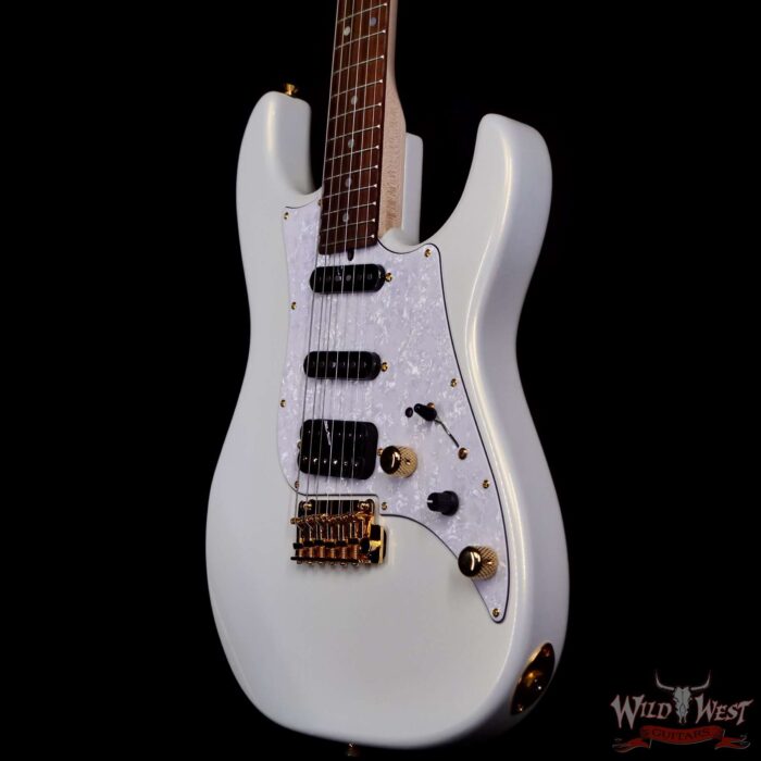 James Tyler JTG MK1 HSS Alder Body Maple Neck with Rosewood Fingerboard Pearl White 7.95 lbs - Image 2