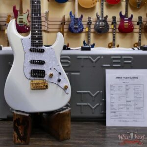 James Tyler JTG MK1 HSS Alder Body Maple Neck with Rosewood Fingerboard Pearl White 7.95 lbs - Image 6