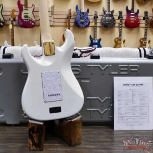 James Tyler JTG MK1 HSS Alder Body Maple Neck with Rosewood Fingerboard Pearl White 7.95 lbs - Image 11
