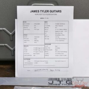James Tyler JTG MK1 HSS Alder Body Maple Neck with Rosewood Fingerboard Chameleon 8.15 lbs - Image 12