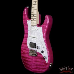 James Tyler 2018 NAMM Studio Elite HD w/ Midboost Preamp HSS Quilt Maple Top Transparent Purple - Image 2