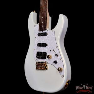 James Tyler JTG MK1 HSS Alder Body Maple Neck with Rosewood Fingerboard Pearl White 7.95 lbs - Image 2