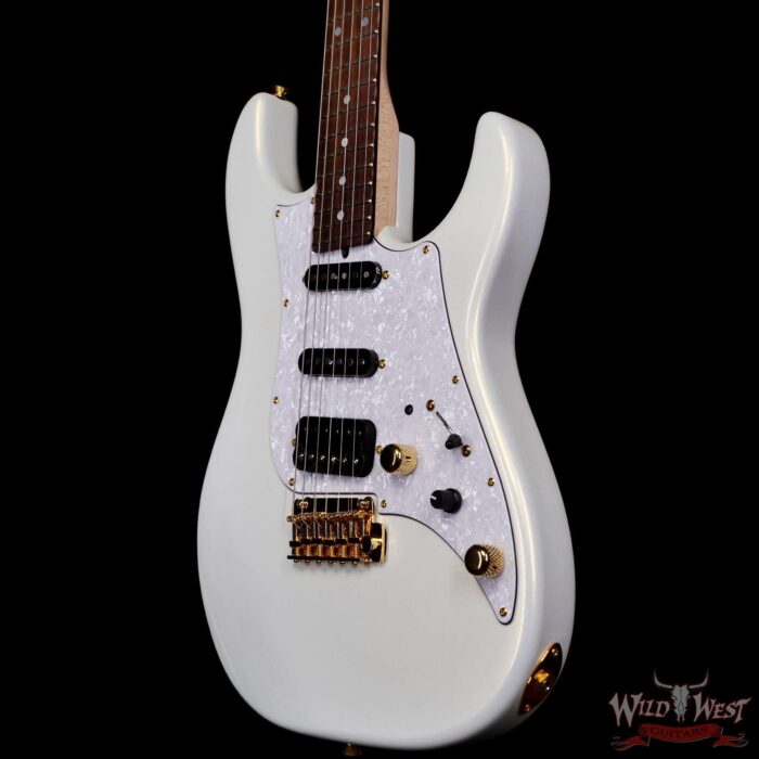 James Tyler JTG MK1 HSS Alder Body Maple Neck with Rosewood Fingerboard Pearl White 7.95 LBS - Image 2