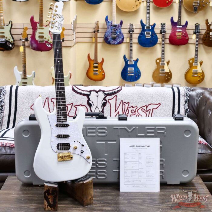 James Tyler JTG MK1 HSS Alder Body Maple Neck with Rosewood Fingerboard Pearl White 7.95 LBS - Image 6