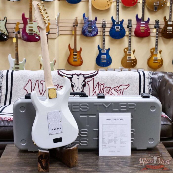 James Tyler JTG MK1 HSS Alder Body Maple Neck with Rosewood Fingerboard Pearl White 7.95 LBS - Image 9