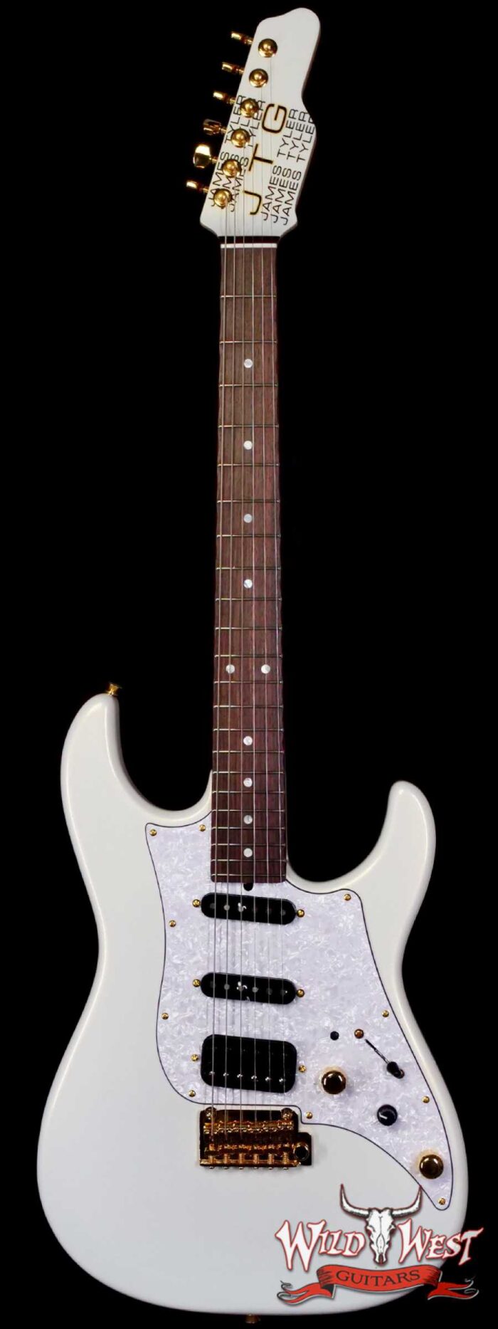 James Tyler JTG MK1 HSS Alder Body Maple Neck with Rosewood Fingerboard Pearl White 7.95 LBS - Image 1