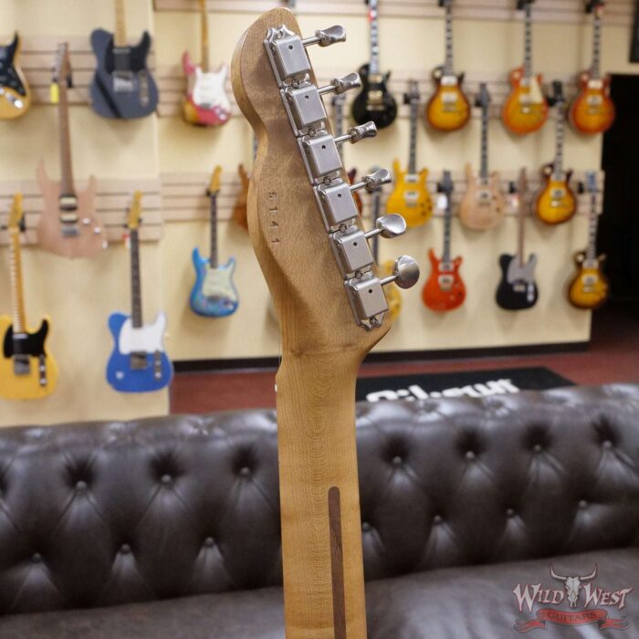 LsL T-Bone One Alder Body with Roasted Maple Neck P90 and Humbucker Light Aging Ice Pink - Image 10