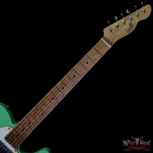 LsL T-Bone One Alder Body Roasted Birdseye Maple Neck Double Humbucker HH Medium Aging Surf Green - Image 4