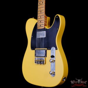 LsL T-Bone One HH Roasted Flame Maple Neck Double Humbucker Butterscotch - Image 2