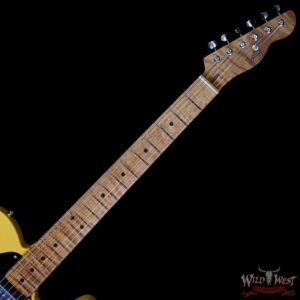 LsL T-Bone One HH Roasted Flame Maple Neck Double Humbucker Butterscotch - Image 4