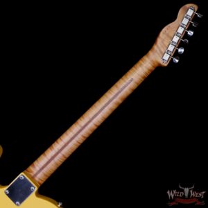 LsL T-Bone One HH Roasted Flame Maple Neck Double Humbucker Butterscotch - Image 5