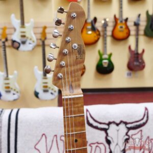 LsL T-Bone One HH Roasted Flame Maple Neck Double Humbucker Butterscotch - Image 7