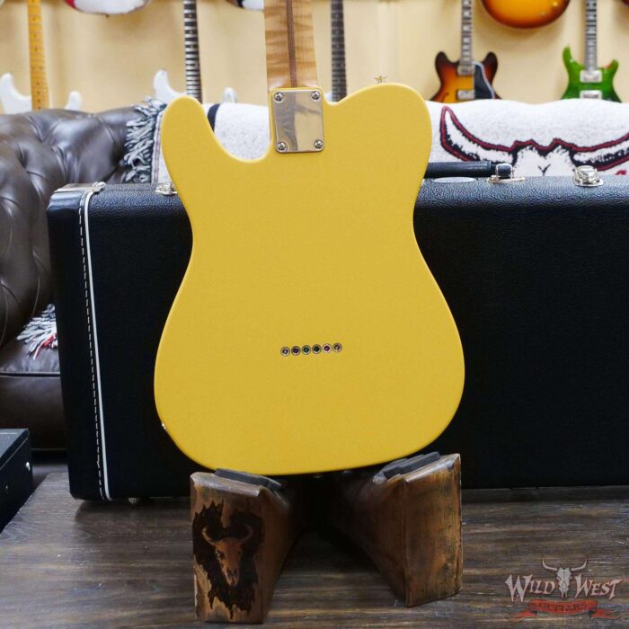 LsL T-Bone One HH Roasted Flame Maple Neck Double Humbucker Butterscotch - Image 11