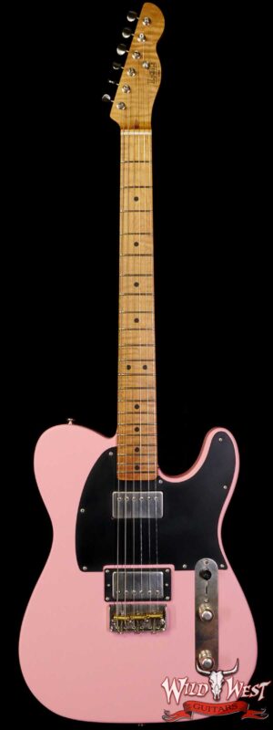 LsL T-Bone One HH Roasted Flame Maple Neck Double Humbucker Shell Pink