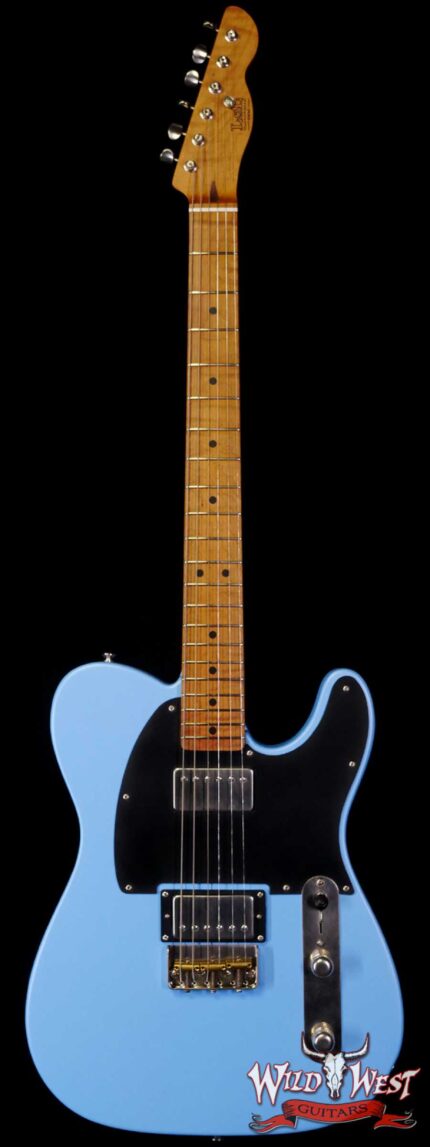 LsL T-Bone One HH Roasted Flame Maple Neck Double Humbucker Desoto Pearl