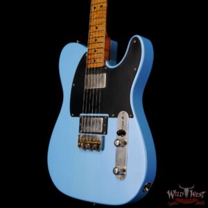 LsL T-Bone One HH Roasted Flame Maple Neck Double Humbucker Desoto Pearl - Image 2