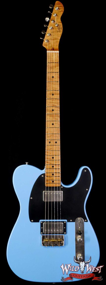 LsL T-Bone One HH Roasted Flame Maple Neck Double Humbucker Desoto Pearl