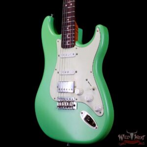 LsL Saticoy One B S Style HSS Roasted Flame Maple Neck Rosewood Fingerboard Surf Green - Image 2