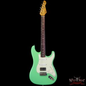 LsL Saticoy One B S Style HSS Roasted Flame Maple Neck Rosewood Fingerboard Surf Green - Image 3