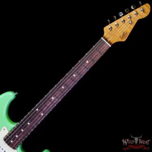 LsL Saticoy One B S Style HSS Roasted Flame Maple Neck Rosewood Fingerboard Surf Green - Image 4