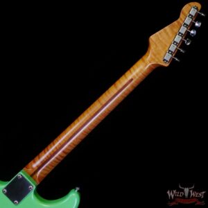 LsL Saticoy One B S Style HSS Roasted Flame Maple Neck Rosewood Fingerboard Surf Green - Image 5