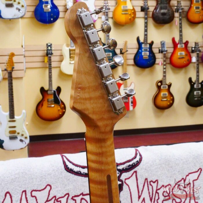 LsL Saticoy One B S Style HSS Roasted Flame Maple Neck Rosewood Fingerboard Surf Green - Image 10