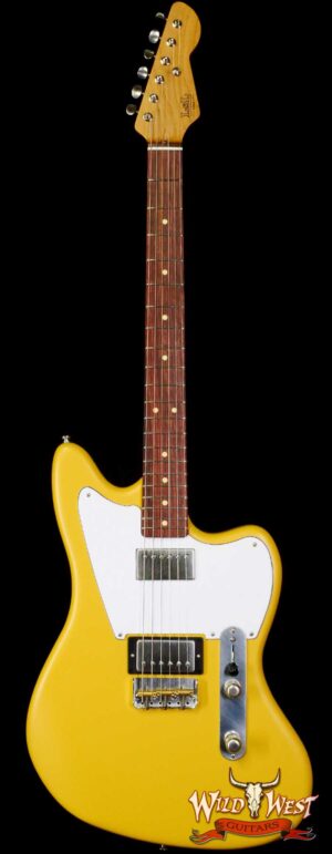 LsL Silverlake One HH Roasted Flame Maple Neck Rosewood Fingerboard Honey Mustard