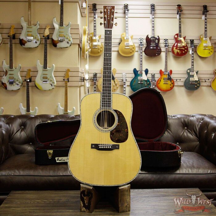 Martin D-42 (2018) Sitka Spruce Top East Indian Rosewood Side & Back Ebony Fretboard Natural - Image 10