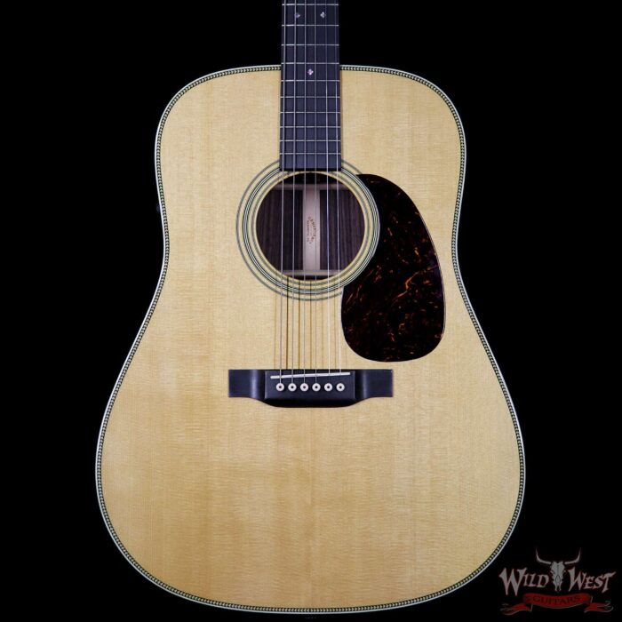 2015 Martin HD-28E Retro Ebony Fretboard Natural - Image 3