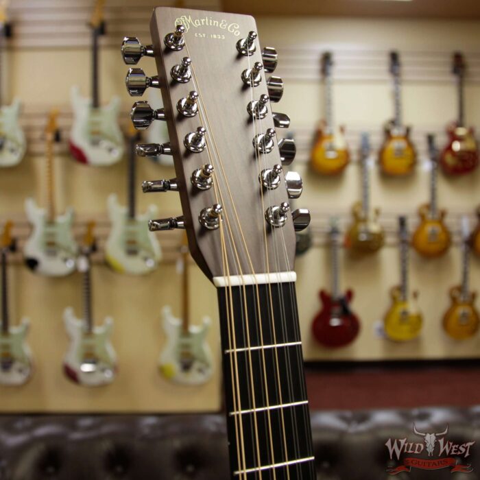Martin D12-28 12-String Acoustic Guitar Natural - Image 7
