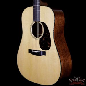 Martin USA Standard Series D-18 Dreadnought Guitar Natural - Image 2