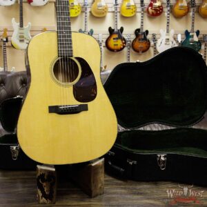 Martin USA Standard Series D-18 Dreadnought Guitar Natural - Image 10