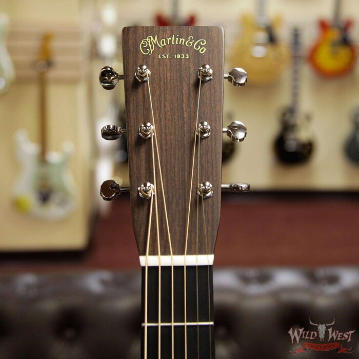 Martin Standard Series D-28 (2017) Acoustic Guitar Natural with Case - Image 9