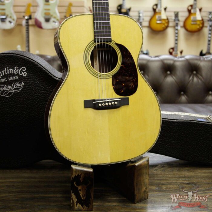Martin Custom Shop 000-14F Adirondack Spruce Top Madagascar Rosewood Back & Side Slotted Headstock LR Baggs Electric-Acoustic - Image 12