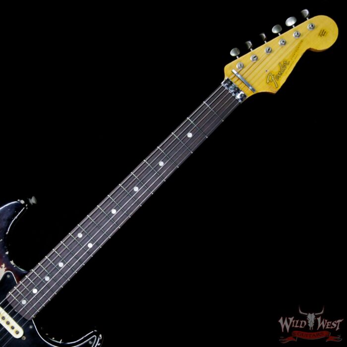 2018 Fender Custom Shop Masterbuilt John Cruz 1965 Stratocaster Relic Floyd Rose HSS 3 Tone Sunburst - Image 10